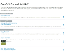 Tablet Screenshot of cacainadjourney.com